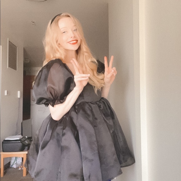 Black Selkie Caviar Dress Dupe (FREE PETTICOAT GIFT INCLUDED) - Picture 10 of 10